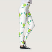 Cool Mr. Pickle-ball Pattern Leggings (Rechts)