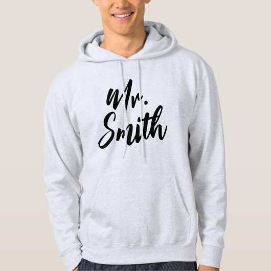Cool Mr. Sweatshirt, Elegant Couple Personalisiert Hoodie (Vorderseite)