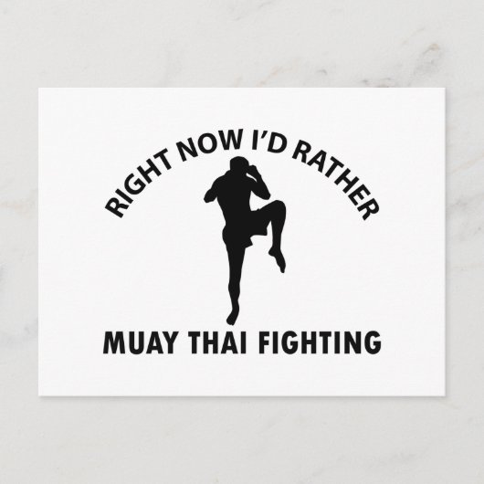 cool Muay thai Designs Postkarte (Vorderseite)