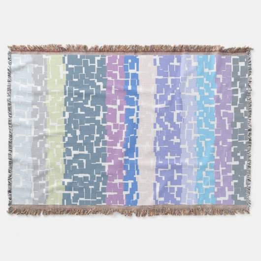 COOL Multicolor grün/grau/beige/rosa/Lila/blau Decke (Vorderseite)
