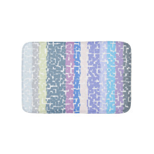 COOL Multicolor Grün/Grau/Beige/Rosa/Purple/Blau Badematte