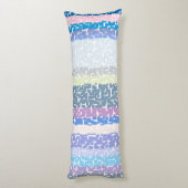 COOL Multicolor Limon/grau/beige/rosa/Lila/blau Seitenschläferkissen (Rückseite (Vertikal))