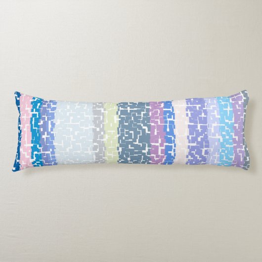 COOL Multicolor Limon/grau/beige/rosa/Lila/blau Seitenschläferkissen (Vorderseite)