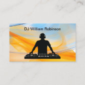 Cool Music DJ zu mieten Visitenkarte (Vorderseite)