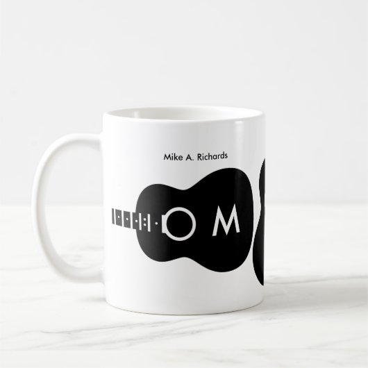 Cool, musikalisch und Personalisiert Kaffeetasse (Links)
