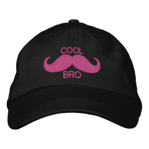 COOL Mustache BRO Bestickte Baseballkappe