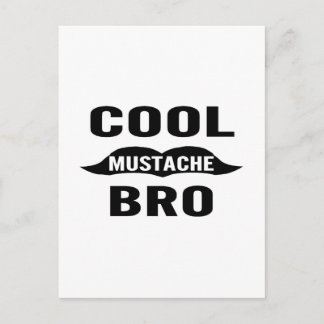 Cool Mustache Bro Postkarte