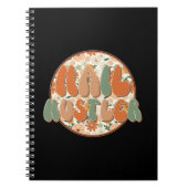 Cool Nail Hustler Nail Salon Floral Notizblock (Vorderseite)