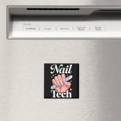 Cool Nail Tech Art For Women Girl Manicurist Nail Magnet (In Situ (Geschirrspüler))
