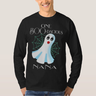 Cool Nana Halloween Ghost Costume Crazy Grandma Ha T-Shirt