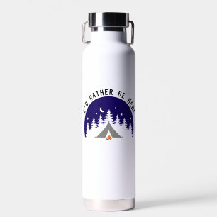 Cool Nature Camping Campfire Design kundenspezifis Trinkflasche