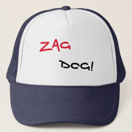 Cool Navy Zag Hundelhut Truckerkappe