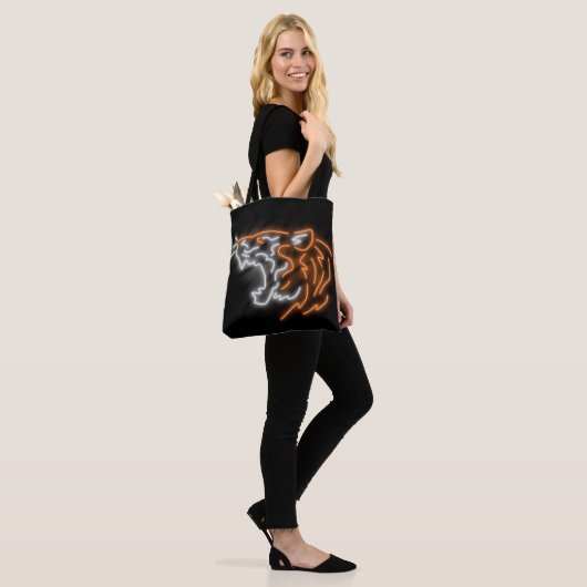 Cool Neon Tiger Tasche (Am Model)