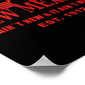 Cool New Mexico It Aint New & Aint Mexico Tee Poster (Ecke)