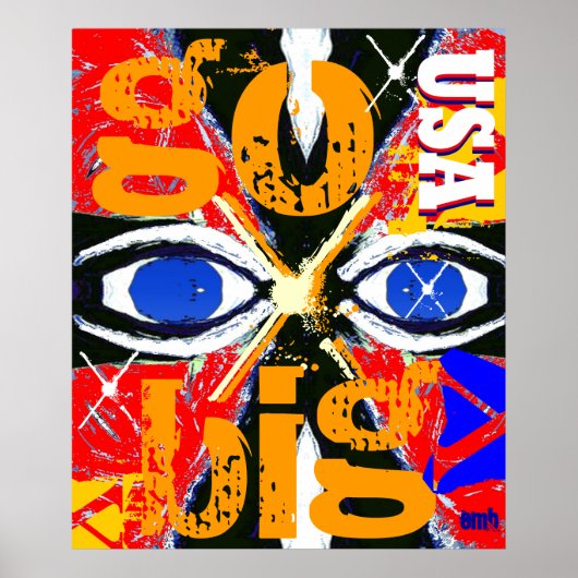 Cool New USA Sports Art Go Big Poster (Vorne)