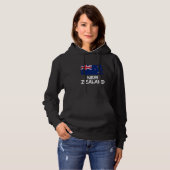 Cool New Zealand Flag Hoodie (Vorne ganz)