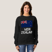 Cool New Zealand Flag Sweatshirt (Vorne ganz)
