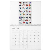COOL NFL CALENDER KALENDER (Mär 2027)