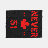 Cool Nie 51. Staat Kanada Flag Funny 51 Staat Q Fleecedecke (Vorderseite (Horizontal))