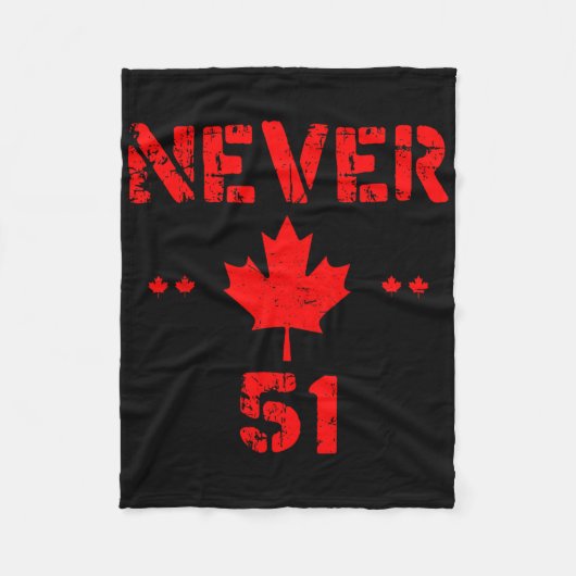 Cool Nie 51. Staat Kanada Flag Funny 51 Staat Q Fleecedecke (Vorderseite)