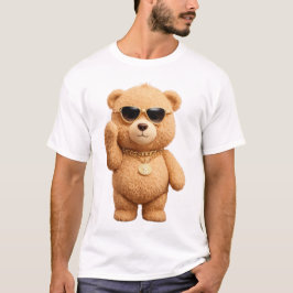 Cool, Niedlich, Teddybär mit Klumpen T-Shirt