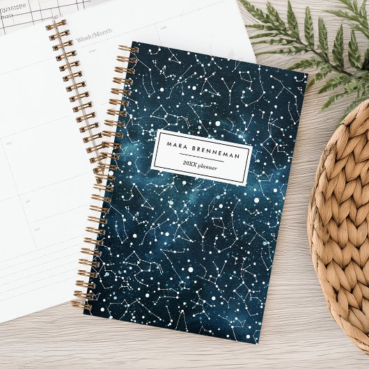 Cool-Night-Sky-Konstellationen Personalisiert Planer