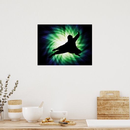 Cool Ninja Poster (Küche)