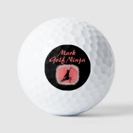 Cool Ninja Warrior Golfball