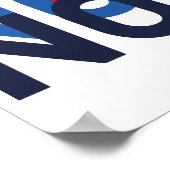 Cool No Limit Live Up Playup Funk Pop Art Poster (Ecke)