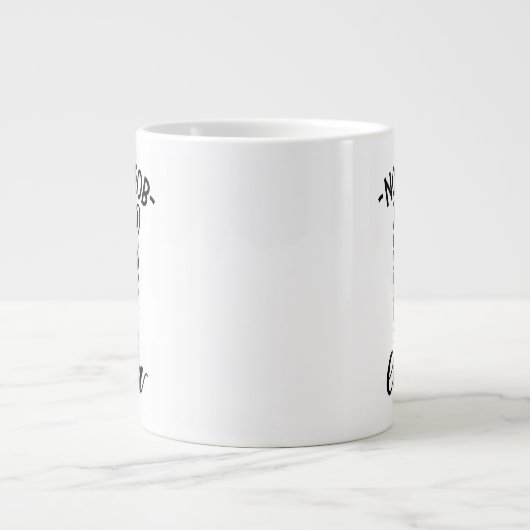 Cool No Prob Llama Jumbo-Tasse (Vorderseite)