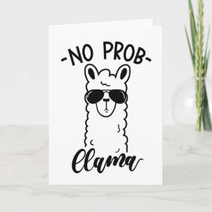 Cool No Prob Llama Karte