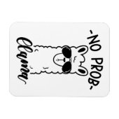 Cool No Prob Llama Magnet (Horizontal)