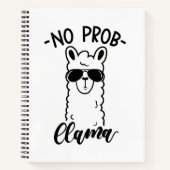 Cool No Prob Llama Notizblock (Vorderseite)
