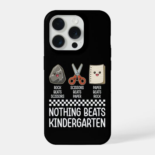 Cool Nothing Beats Kindergarten Elementary School  iPhone Hülle (Rückseite)