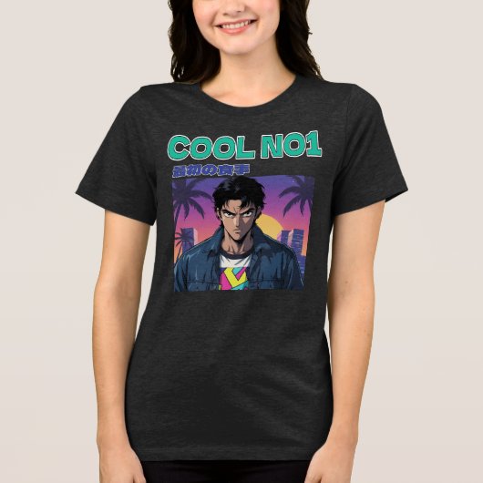 Cool Nr. 1 Tri-Blend Shirt (Vorderseite)