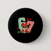 Cool Nutcracker Christmas 67 Six Seven Gen Alpha S Button (Vorderseite)