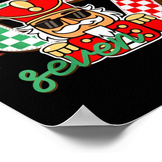 Cool Nutcracker Christmas 67 Six Seven Gen Alpha S Poster (Ecke)