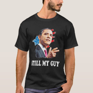 Cool Obama noch immer meine amerikanischen Typ Män T-Shirt