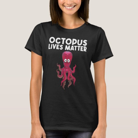 Cool Octopus For Men Women Sea Life Ocean Biology T-Shirt (Vorderseite)