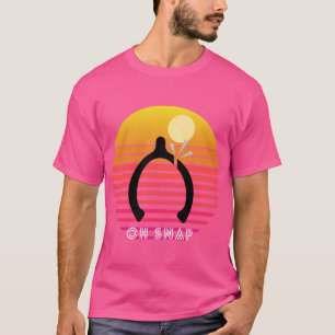 Cool Oh Snap Lustiger Truthahn mit Wunschebein Tha T-Shirt