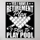 Cool Ol Design For Men Women Billiards Lover Ol Pl Poster (Vorne)