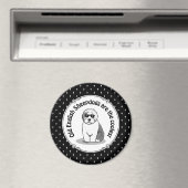 Cool Old English Sheepdog (Grau 1) Niedlich Funny Magnet (In Situ (Geschirrspüler))