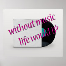 Cool Oldies Music Quote Vinyl Record