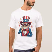 Cool Onkel Sam USA T-Shirt (Vorderseite)