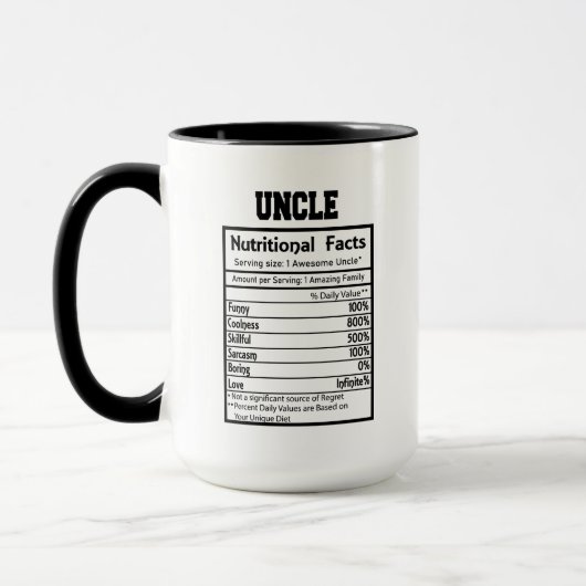 cool Onkel Tatsachen Wortart Tasse (Links)