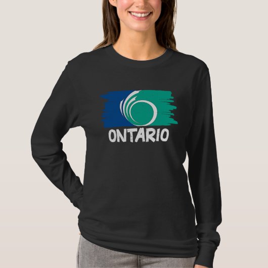 Cool Ontario Flag T-Shirt (Vorderseite)