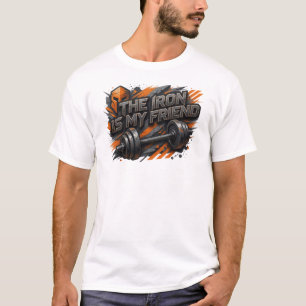 Cool Orange DAS BÜGELISEN IST MEIN FREUND Textdesi T-Shirt