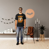 Cool Orange Halloween Gänse Cartoon Design T-Shirt