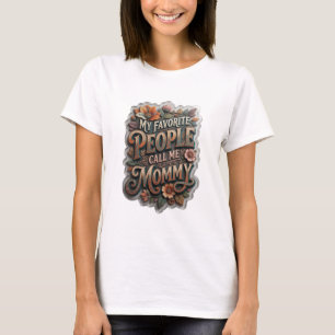 Cool Orange MEINE LIEBLINGSLEUTE NENNEN MICH MAMMY T-Shirt