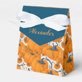 Cool Orange Pumpkins HerbstHalloween Geschenkschachtel (Vorderseite)